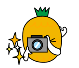 Charming Pineapple sticker #13313073
