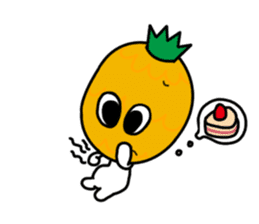 Charming Pineapple sticker #13313082