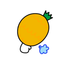 Charming Pineapple sticker #13313084