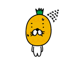 Charming Pineapple sticker #13313085