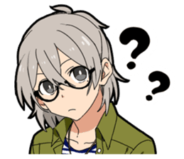 Hakata dialect boy sticker #13314946