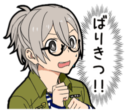 Hakata dialect boy sticker #13314949