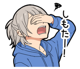 Hakata dialect boy sticker #13314950