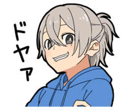 Hakata dialect boy sticker #13314952