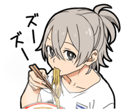 Hakata dialect boy sticker #13314954