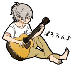 Hakata dialect boy sticker #13314956