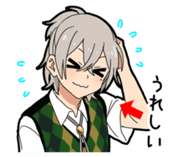 Hakata dialect boy sticker #13314962