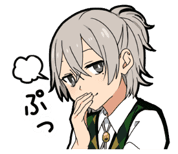 Hakata dialect boy sticker #13314963