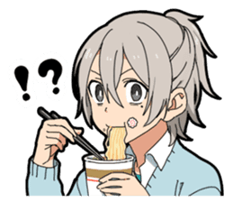 Hakata dialect boy sticker #13314969