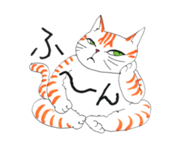my orange tabby cat sticker #13315700