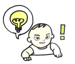 baby lovely twins sticker #13315998