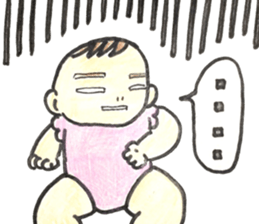 baby lovely twins sticker #13316012