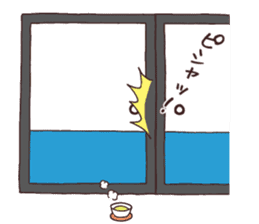 Daily Lives of cute white dogs part1 sticker #13316553