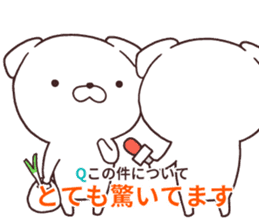 Daily Lives of cute white dogs part1 sticker #13316580