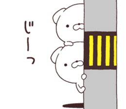 Daily Lives of cute white dogs part2! sticker #13316634