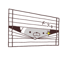 Daily Lives of cute white dogs part2! sticker #13316637