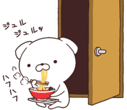 Daily Lives of cute white dogs part2! sticker #13316639