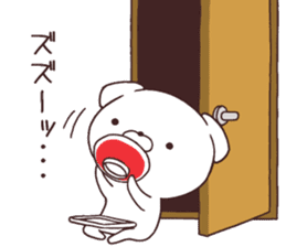 Daily Lives of cute white dogs part2! sticker #13316640
