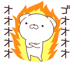 Daily Lives of cute white dogs part2! sticker #13316643