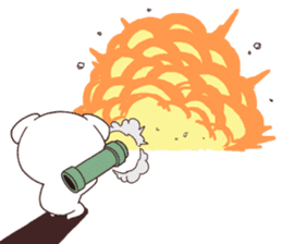 Daily Lives of cute white dogs part2! sticker #13316649