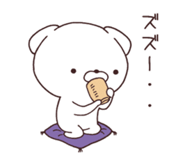 Daily Lives of cute white dogs part2! sticker #13316654