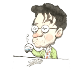 The man sticker it calmly sticker #13316791