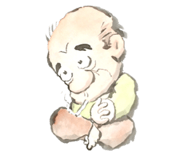 The man sticker it calmly sticker #13316794