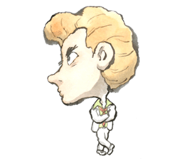 The man sticker it calmly sticker #13316798