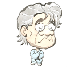 The man sticker it calmly sticker #13316800