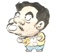 The man sticker it calmly sticker #13316801