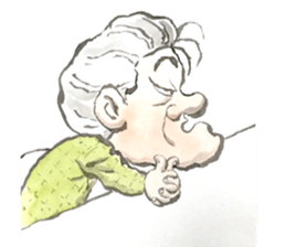 The man sticker it calmly sticker #13316803