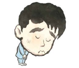 The man sticker it calmly sticker #13316805