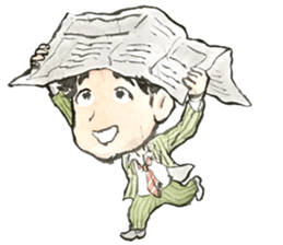 The man sticker it calmly sticker #13316807