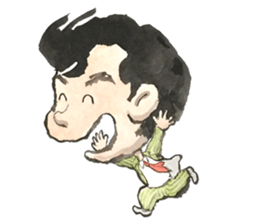 The man sticker it calmly sticker #13316808