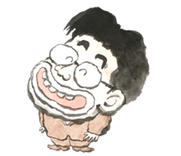 The man sticker it calmly sticker #13316812