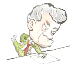 The man sticker it calmly sticker #13316822