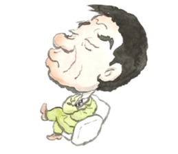 The man sticker it calmly sticker #13316825