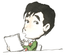 The man sticker it calmly sticker #13316827