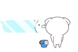 Daily Lives of cute white dogs special. sticker #13317037