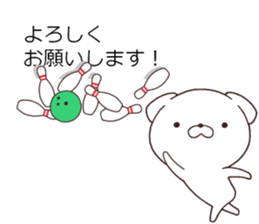 Daily Lives of cute white dogs special. sticker #13317040