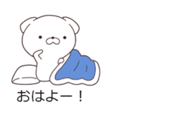 Daily Lives of cute white dogs special. sticker #13317042