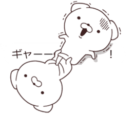 Daily Lives of cute white dogs special. sticker #13317049