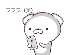Daily Lives of cute white dogs special. sticker #13317056