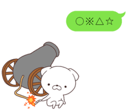 Daily Lives of cute white dogs special. sticker #13317058