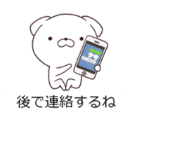 Daily Lives of cute white dogs special. sticker #13317065
