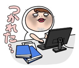 Shiromechan ~a female office worker~ sticker #13317234