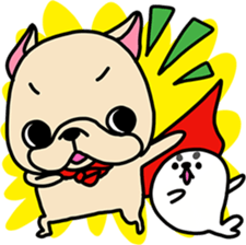 Frebull-chan & Azarashi-chan sticker #13317808