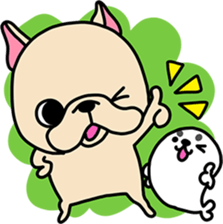 Frebull-chan & Azarashi-chan sticker #13317809