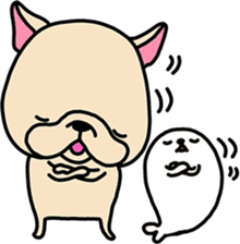 Frebull-chan & Azarashi-chan sticker #13317812