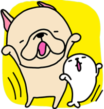 Frebull-chan & Azarashi-chan sticker #13317813